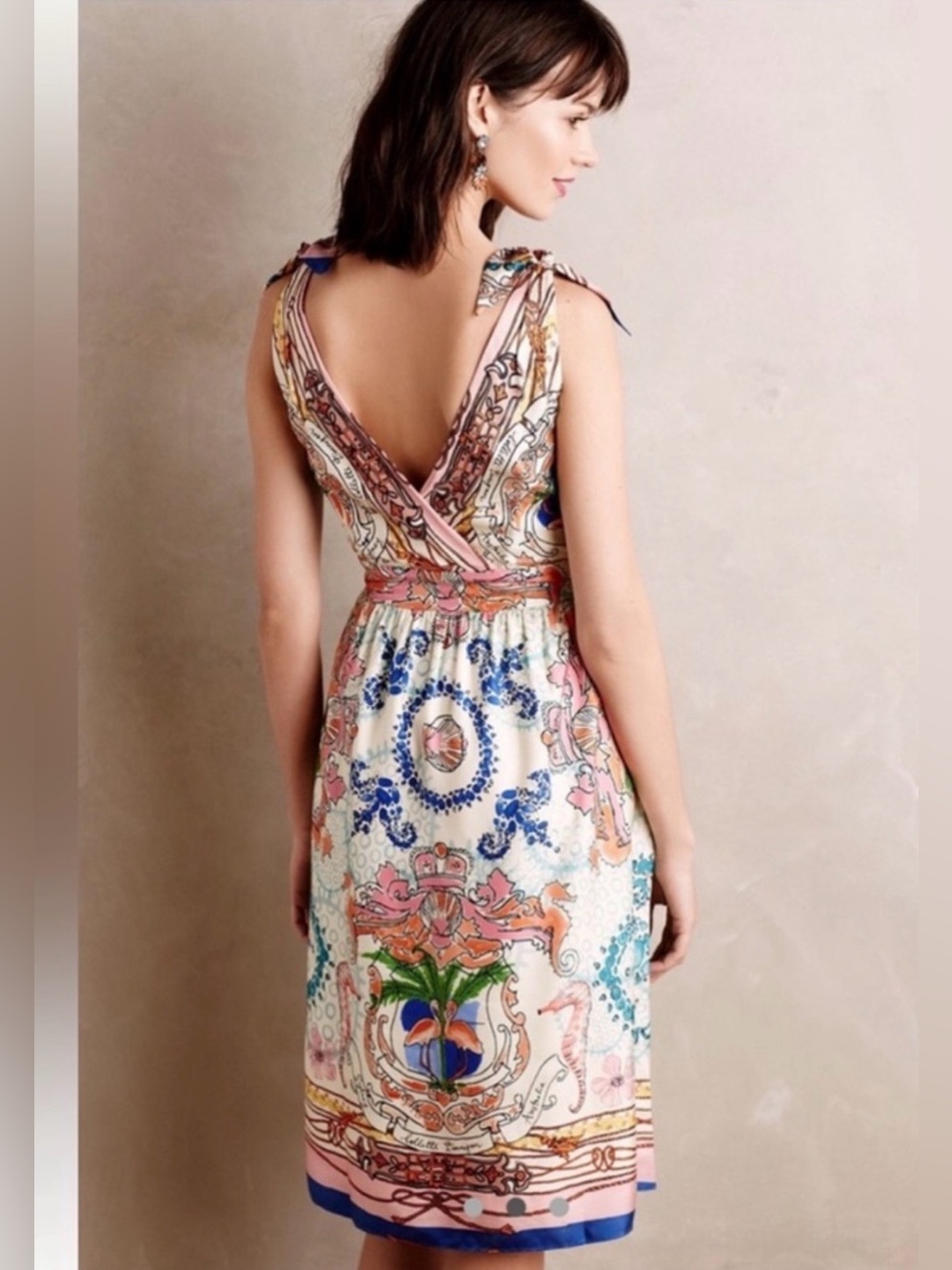 Collette Dinnigan for Anthropologie Silk Dress- Size Small / 4-6 - Picture 2 of 7